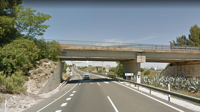 El punto kilométrico 83,8 de la A-92, en Osuna, donde se ubica el radar más multón de Sevilla.