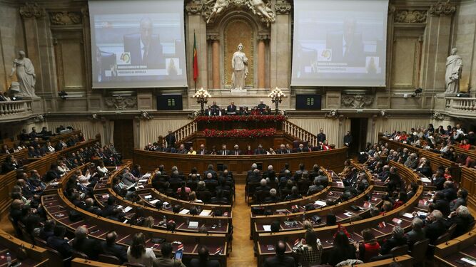 El Parlamento de Portugal.