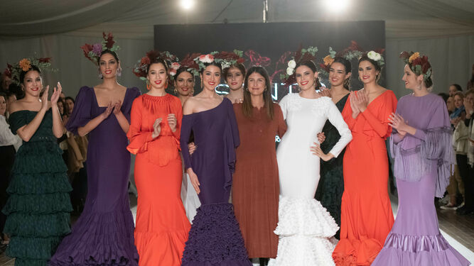 Desfile Luc&iacute;a Herreros en Lepe Loves Flamenco 2020