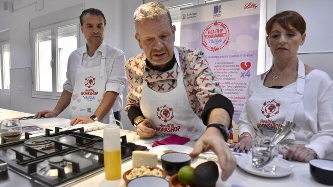 'Workshop' cardiosaludable del chef Alberto Chicote por San Valentín en prevención de la diabetes tipo 2.