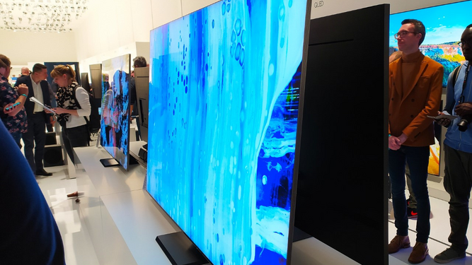 Presentación de los nuevos televisores de Samsung QLED 8K.