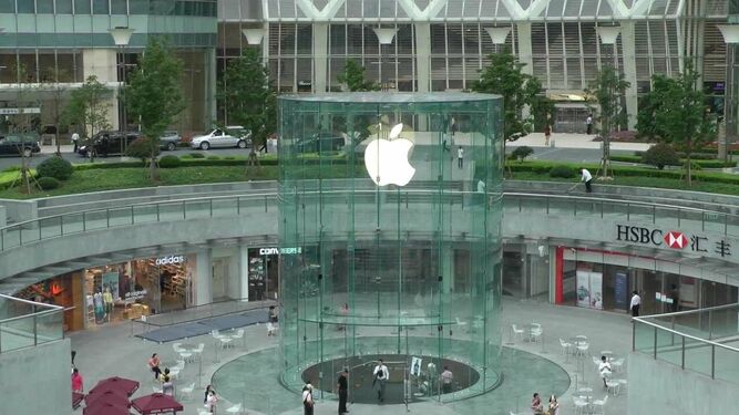 Tienda de Apple en Shanghai.