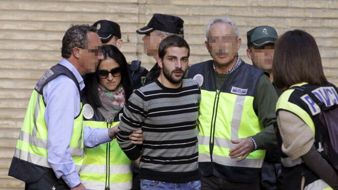 Miguel Carcaño, que cumple condena por el asesianto de Marta del Castillo, cuando se sometió al test de la verdad.