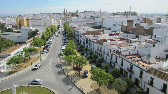 Vista de la ciudad de Carmona desde uno de sus accesos.