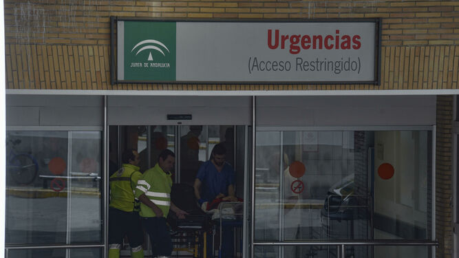 El acceso a las Urgencias de un hospital andaluz.