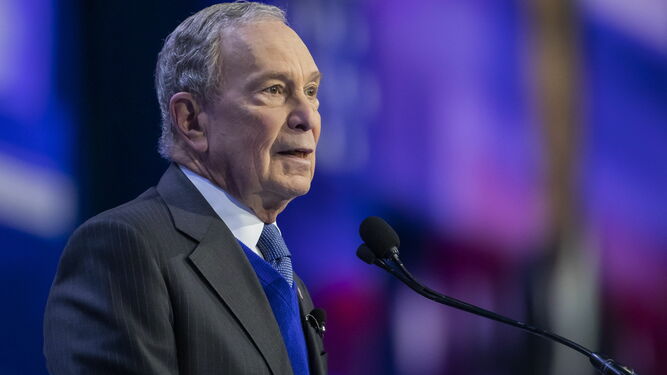 El multimillonario ex alcalde de Nueva York, Michael Bloomberg.