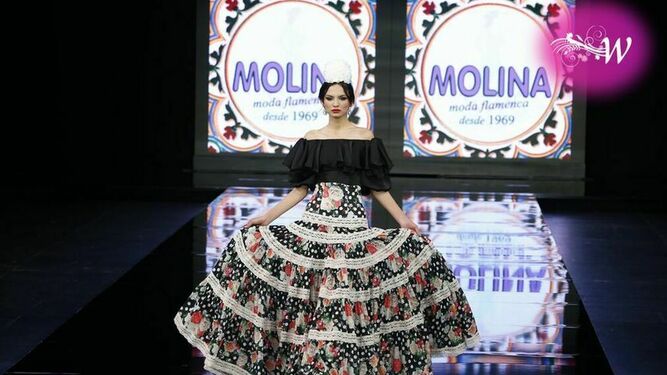 Desfile de Molina Moda Flamenca en Simof 2020
