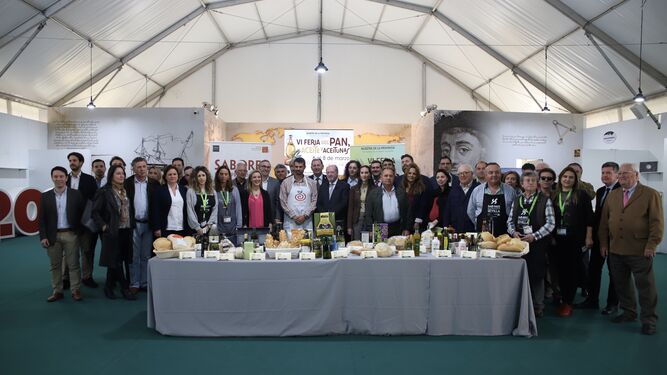 Presentación de la Feria del Pan, el Aceite y la Aceituna en la Diputación de Sevilla.
