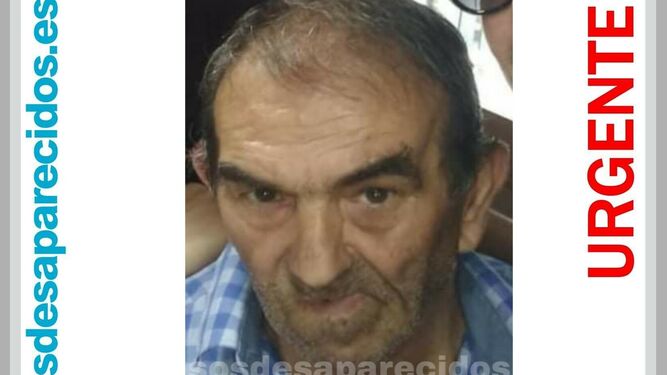 Desaparecido un hombre de 64 años en Sevilla.