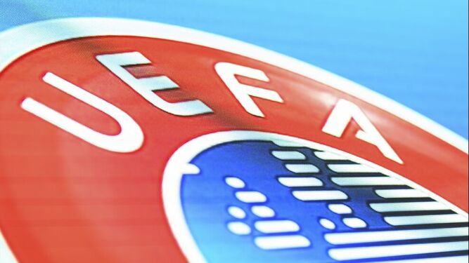 Logotipo de la UEFA en la web del ente europeo.