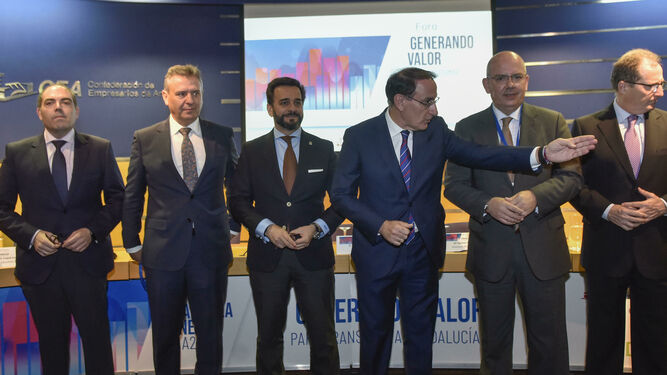 Lorenzo Amor, Francisco Artega, Alejandro Cardenete, Javier González deLara, Manuel Higaldo y Javier Sánchez Rojas.