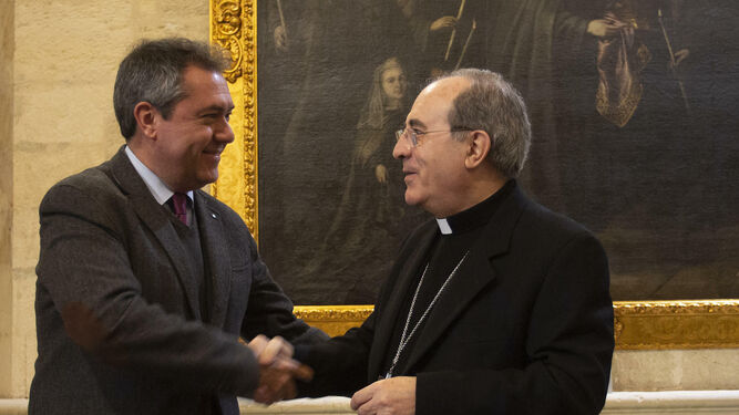 El alcalde y el arzobispo, en una imagen reciente