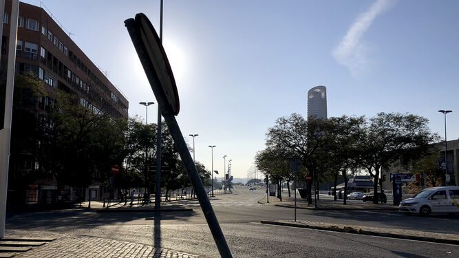 Las calles de Sevilla con menos gente por el Coronavirus