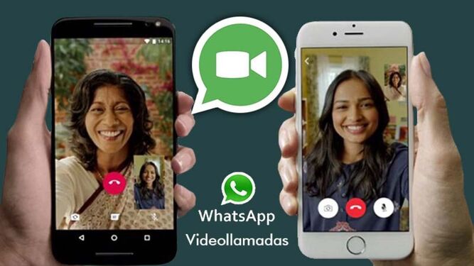 Whatsapp propone utilizar su servicio de videollamadas.