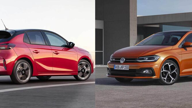 Opel Corsa y Volkswagen Polo, dos coches hechos en España.