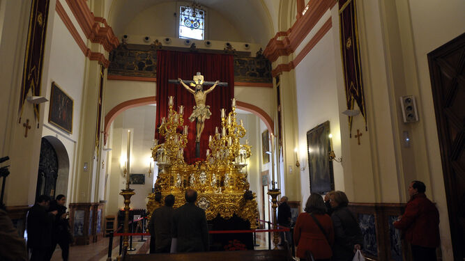 El Cristo del Cachorro en el interior de su basílica.