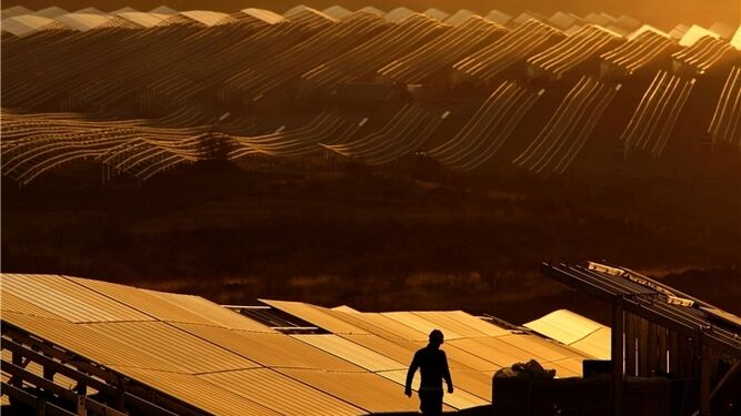 La planta fotovoltaica más grande de Europa, construida en Extremadura.