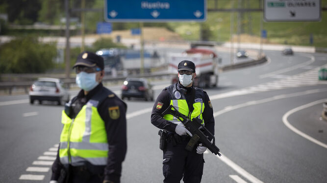 Coronavirus en Sevilla: Controles en carreteras con motivo de la Semana Santa