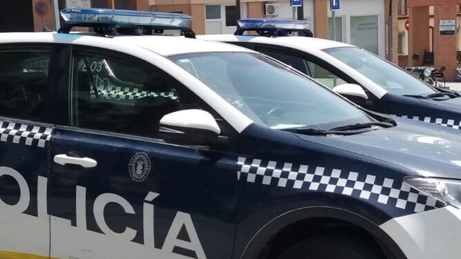 Vehículos de la Policía Local de Tomares.