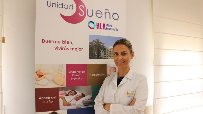 La doctora Paula Giménez Rodriguez, directora de la Unidad de Sueño de HLA Vistahermosa.