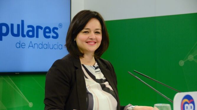 La presidenta del PP de Sevilla, Virginia Pérez.