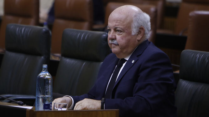 Jesús Aguirre, en el Parlamento de Andalucía