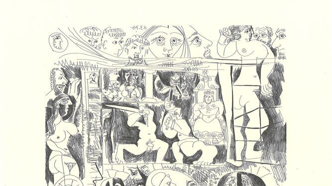 'Combate de gladiadores. Suite 156' (1970), de Pablo Picasso