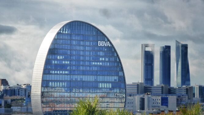 La ciudad BBVA, sede central del banco en España.