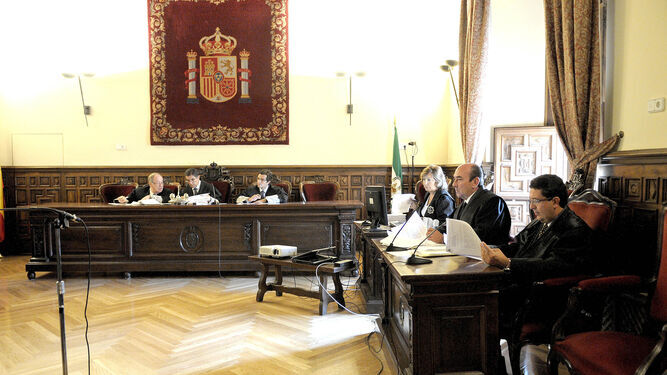 Sala del TSJA que juzgó al juez Francisco Serrano