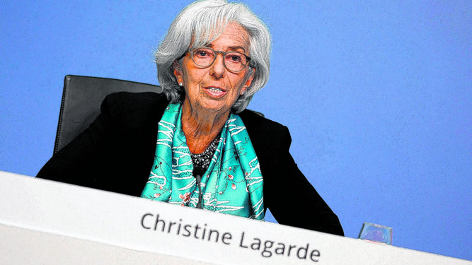 La presidenta del BCE, Cristine Lagarde.