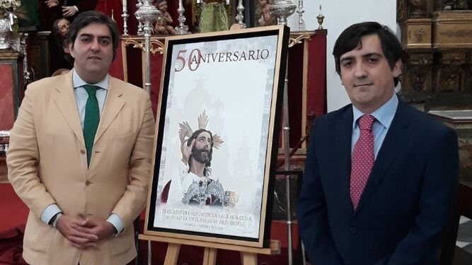 Presentación del cartel del 50 aniversario del traslado del Señor de la Cena al altar del Corpus Christi.