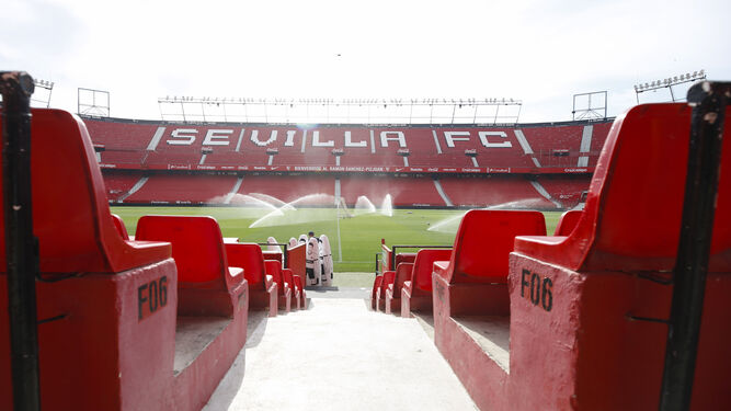 Una imagen del interior del estadio sevillista.