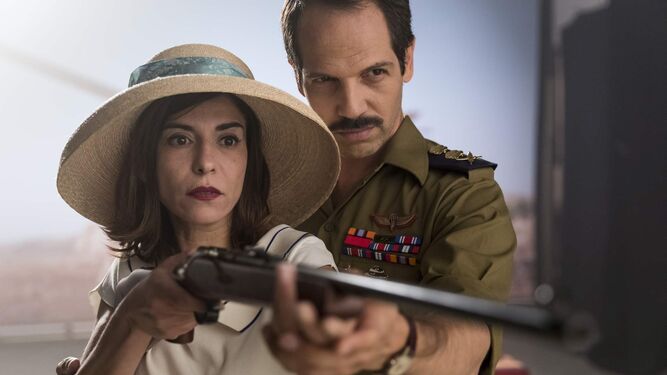 Lubna Azabal y Yousef 'Joe' Sweid protagonizan el culebrón televisivo dentro del filme.