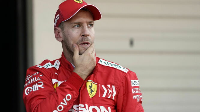 Vettel, contrariado tras concluir el Gran Premio de Austria.