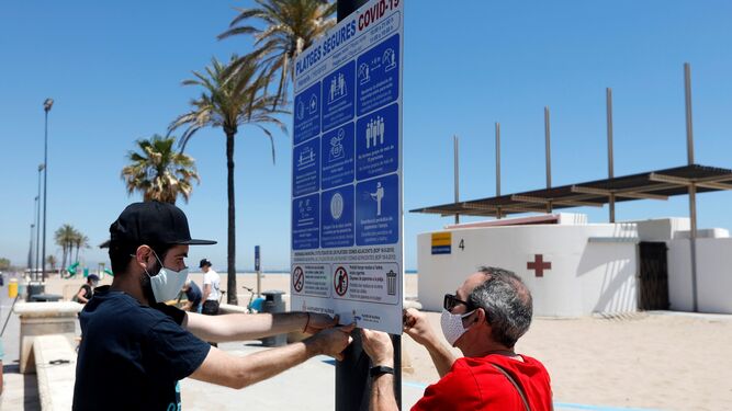 Medidas de seguridad en las playas para la campaña estival.