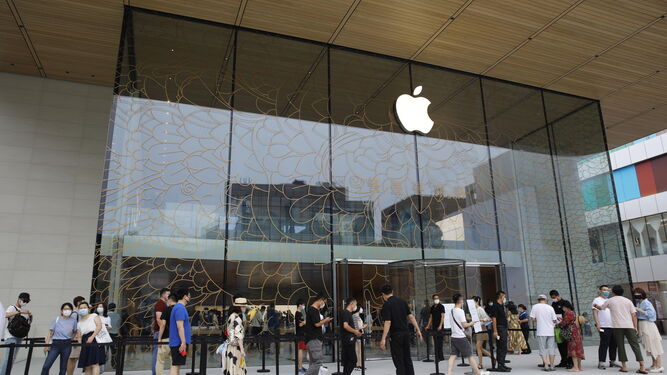 Nueva tienda de Apple en Pekín.