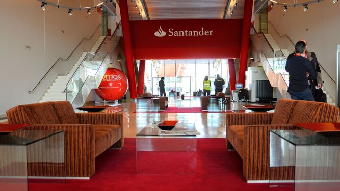 Oficinas centrales del Banco de Santander, en Madrid.
