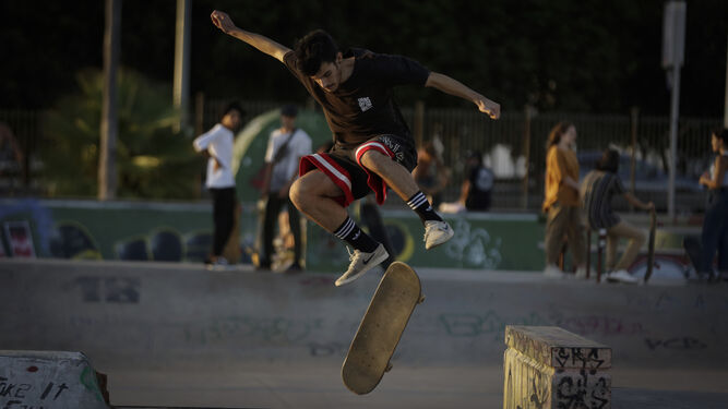 Agosto en Sevilla: el skatepark de Plaza de Armas