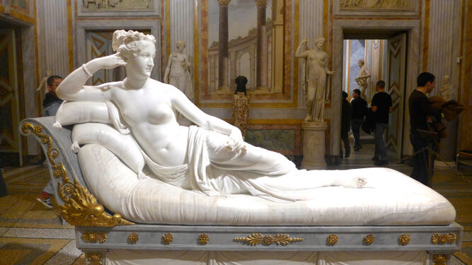La 'Paolina Borghese', obra que sufrió la rotura.