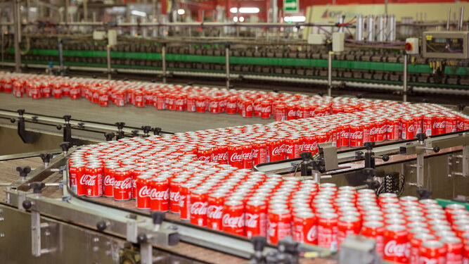 Fábrica de la embotelladora de Coca-Cola en Sevilla.