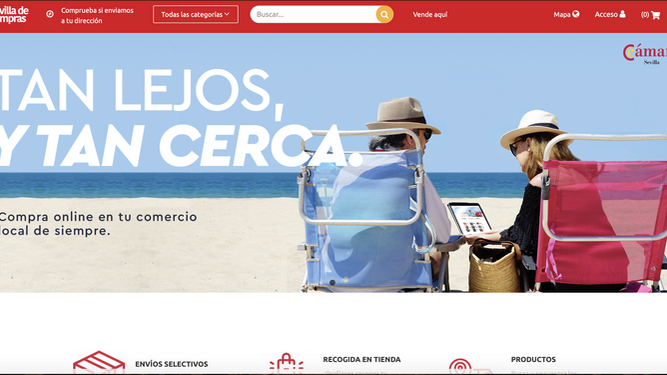 Más de cien comercios se integran ya en la plataforma de venta online de la Cámara de Comercio de Sevilla