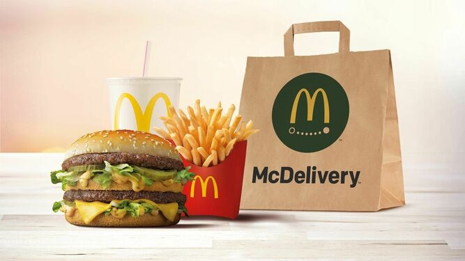 Activado el servicio McDelivery de McDonald's Sevilla con reparto de Just Eat.