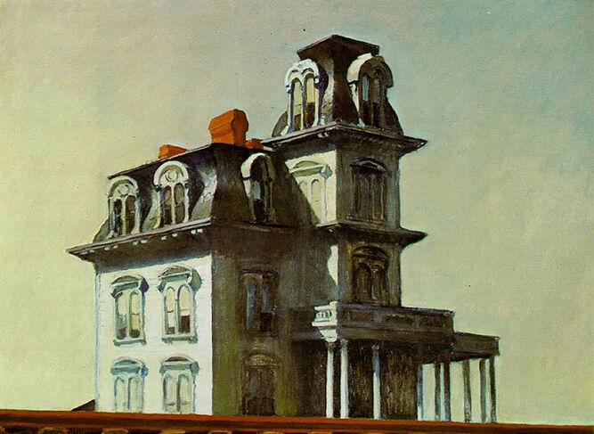 'Casa junto al ferrocarril' (1925).
