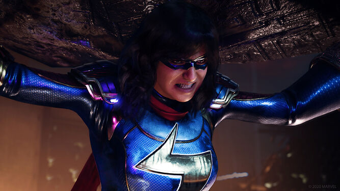 Kamala Khan en el videojuego 'Marvel's Avengers'