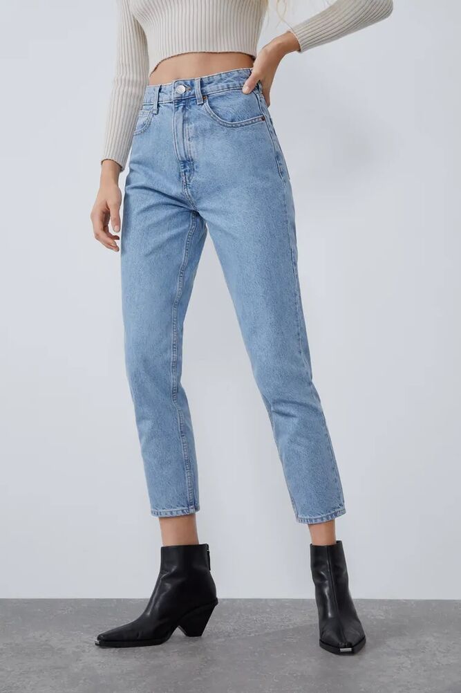 Venta > pantalon tipo mom jeans > en stock