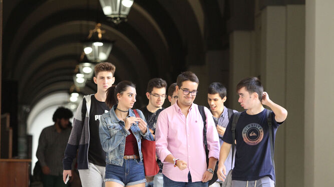 Estudiantes de la Universidad de Sevilla, en una imagen de archivo.