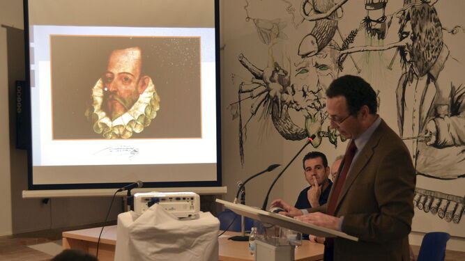 El archivero y experto en Cervantes José Cabello Núñez, en una imagen de archivo.