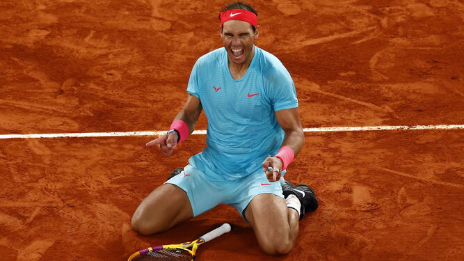 Rafa Nadal, tras ganar Roland Garros.