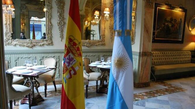 Imagen de una recepción del consulado de Argentina en Cádiz