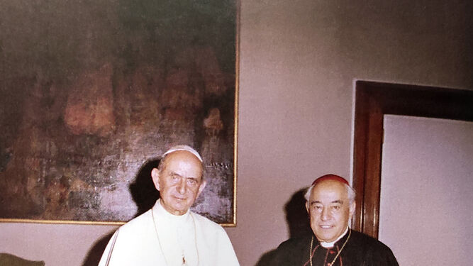 Con Pablo VI.